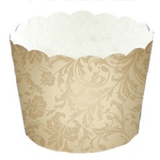 Μπέζ Φόρμα Cupcake Μεγάλη